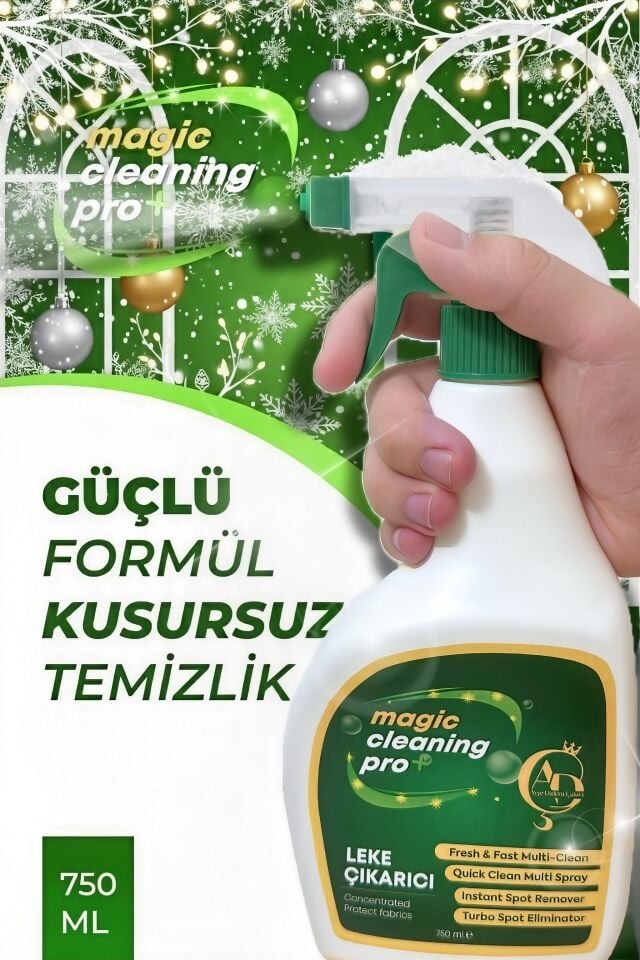 AYŞE DİDEM ÇAKICI Magic Cleaning Pro Zorlu Lekelere Karşı Ultra Etkili Leke Çıkarıcı Sprey 750 ml