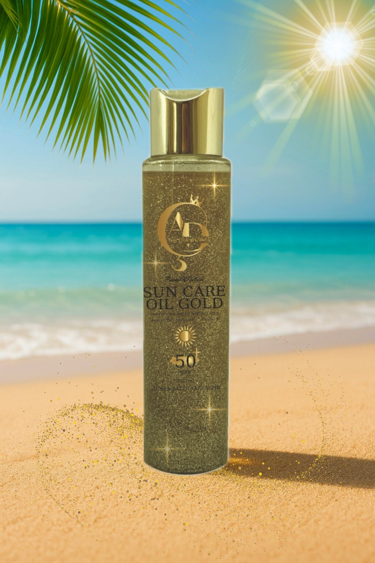 AYŞE DİDEM ÇAKICI GÜNEŞ BAKIM YAĞI GOLD | SPF 50+ | 100 ML