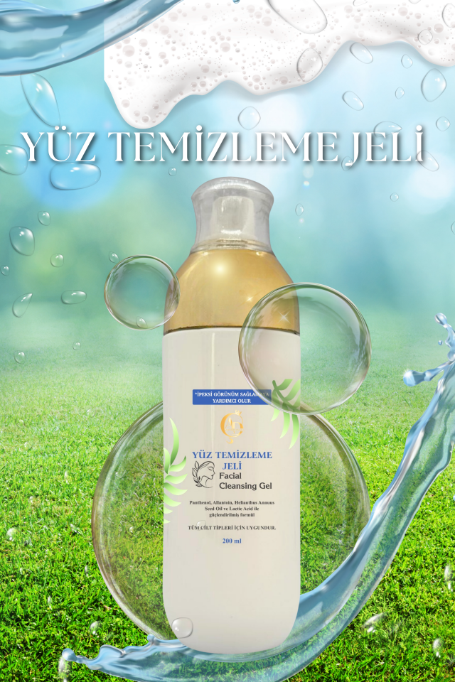 Ayşe Didem Çakıcı Yüz Temizleme Jeli | Makyaj Temizleyici & PH Dengeli | Panthenol & Allantoin Destekli | 200 ml
