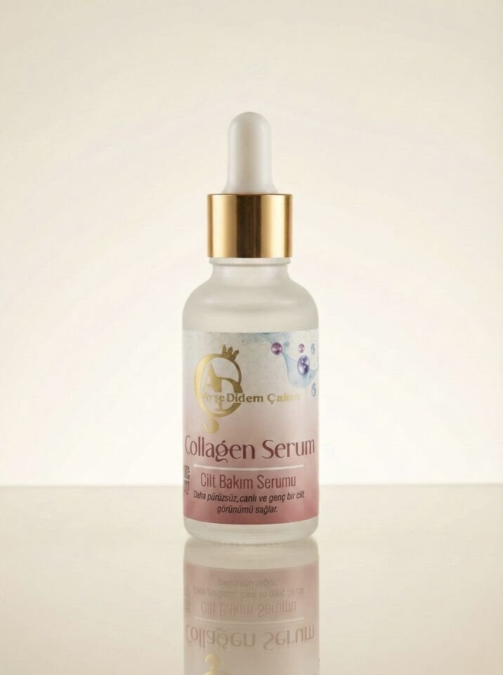 AYŞE DİDEM ÇAKICI Collagen Serum | Cilt Bakım Serumu | Kolajen, Niacinamide & Vitamin B5 Destekli | 30 ml