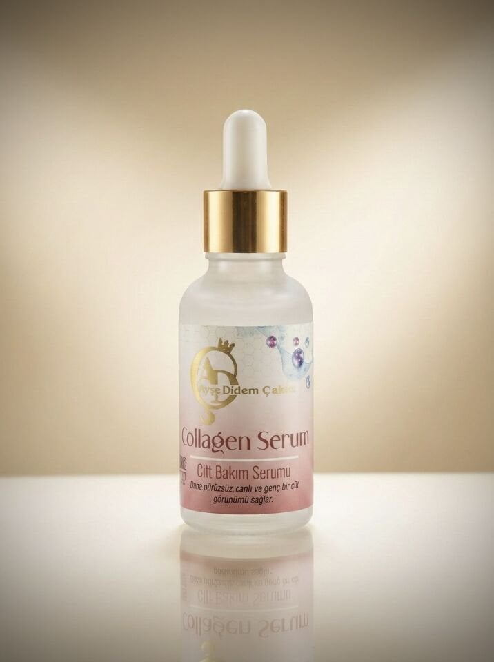 AYŞE DİDEM ÇAKICI Collagen Serum | Cilt Bakım Serumu | Kolajen, Niacinamide & Vitamin B5 Destekli | 30 ml