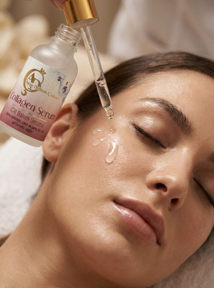 AYŞE DİDEM ÇAKICI Collagen Serum | Cilt Bakım Serumu | Kolajen, Niacinamide & Vitamin B5 Destekli | 30 ml