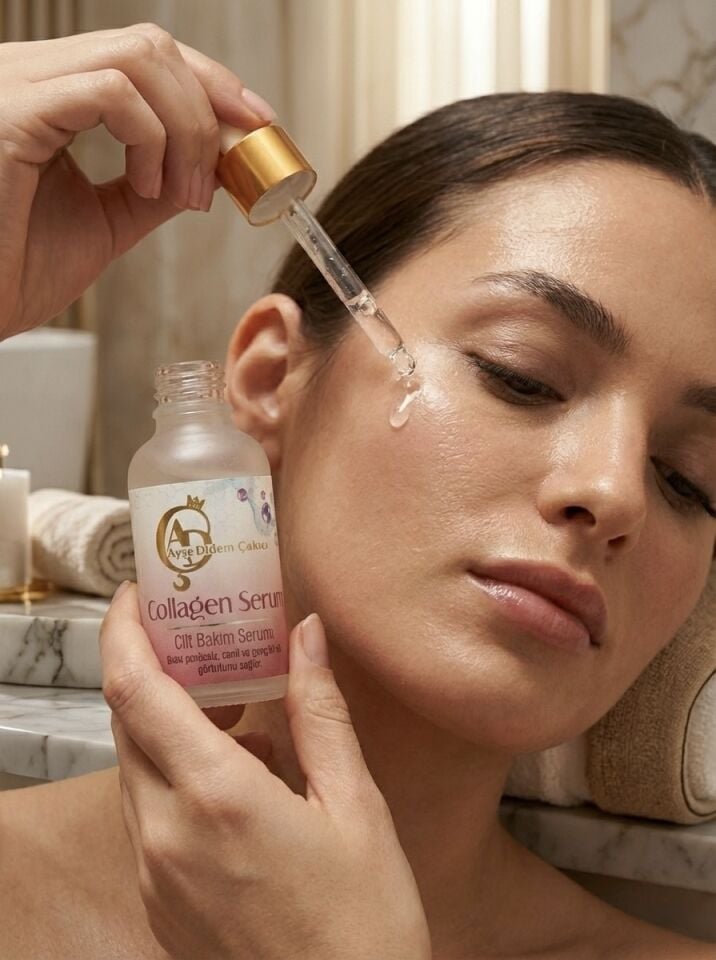 AYŞE DİDEM ÇAKICI Collagen Serum | Cilt Bakım Serumu | Kolajen, Niacinamide & Vitamin B5 Destekli | 30 ml