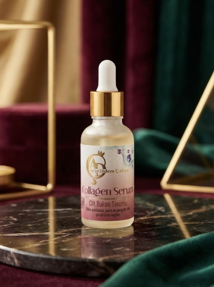 AYŞE DİDEM ÇAKICI Collagen Serum | Cilt Bakım Serumu | Kolajen, Niacinamide & Vitamin B5 Destekli | 30 ml