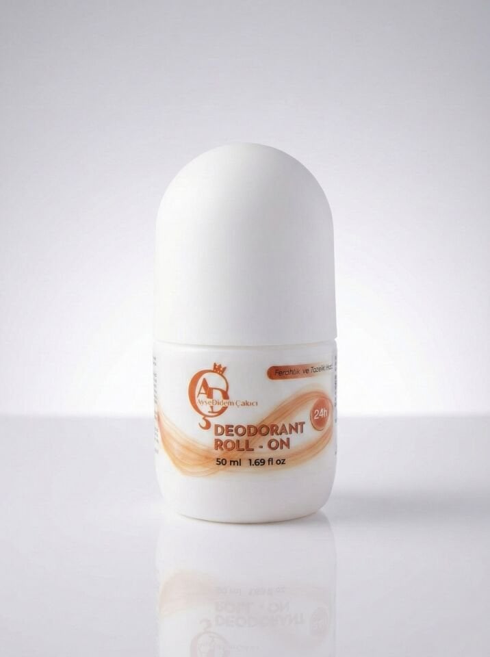 AYŞE DİDEM ÇAKICI Roll-On Deodorant 50 ml | 24 Saat Etkili Koku Önleyici | Niacinamide & Arbutin Destekli | Koltuk Altı Kararması Karşıtı